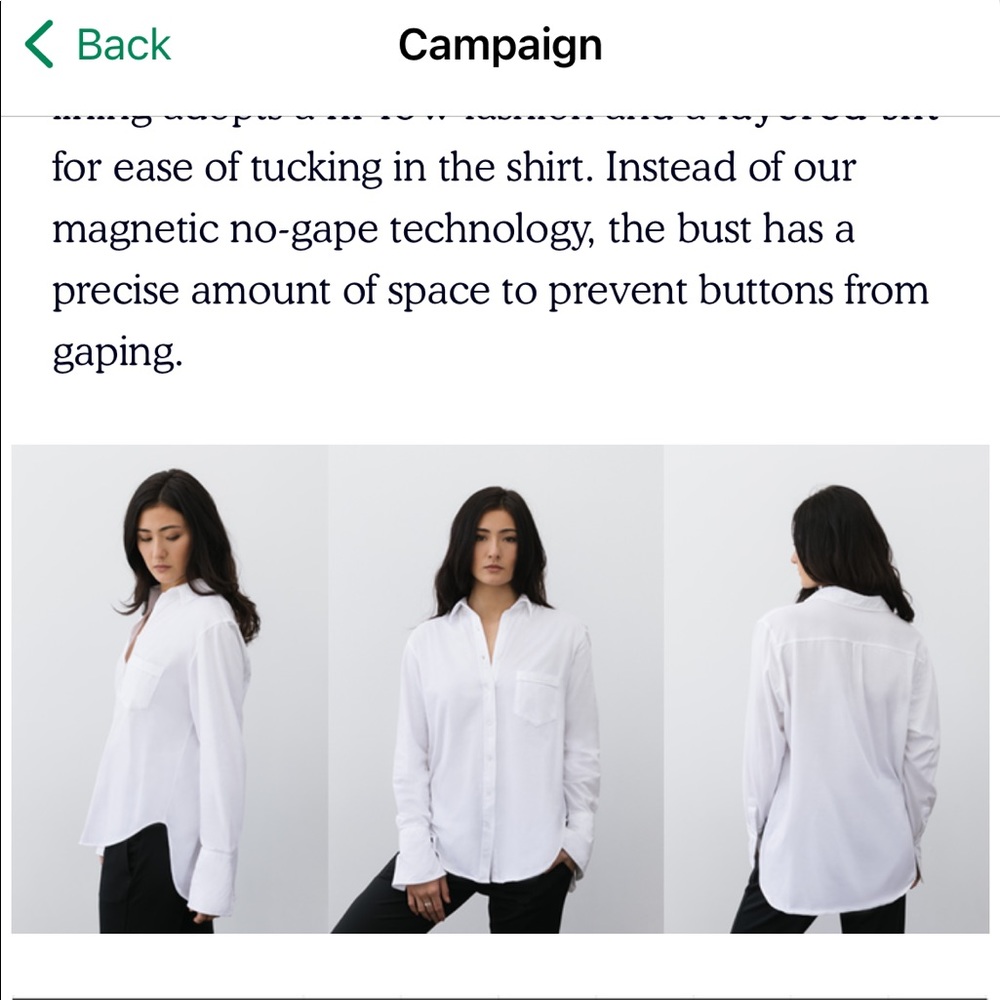 Leze the Label perfectly fitted white long sleeve dress shirt sz 3XL